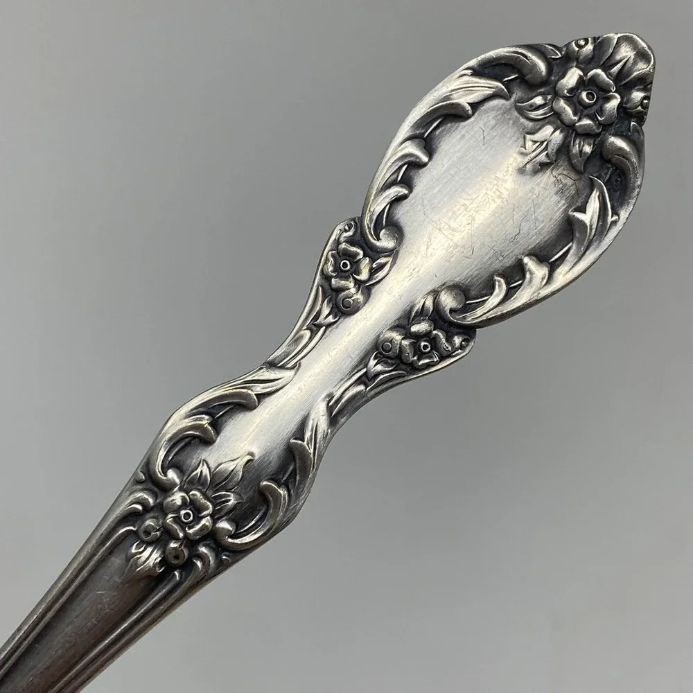 Silver Plated 1959 Rogers Grand Elegance Southern Manor Cold Meat Serving Fork